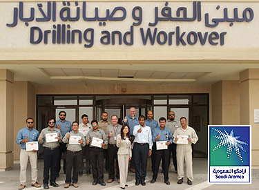 Thumbs up to Saudi Aramco, API and Mireaux: the Saudi Aramco DEMD Wellhead Shop Team poses for a photo after 3 arduous but exciting days ofAPI Q2 Fundamentals training in Saudi Arabia.
